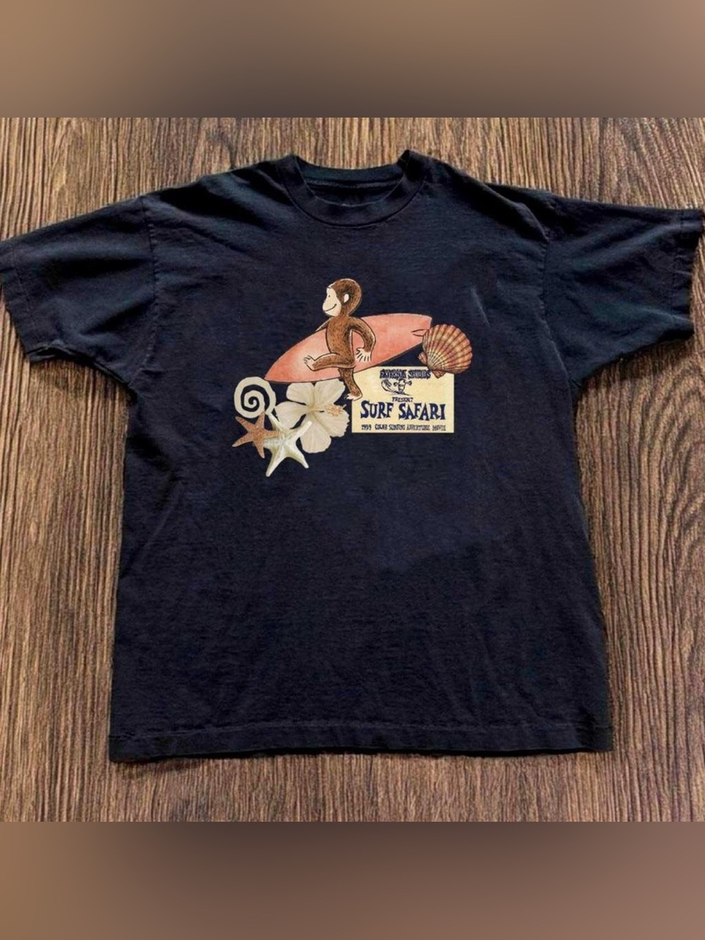 Curious Monkey Surf Safari Graphic Tee